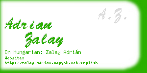 adrian zalay business card